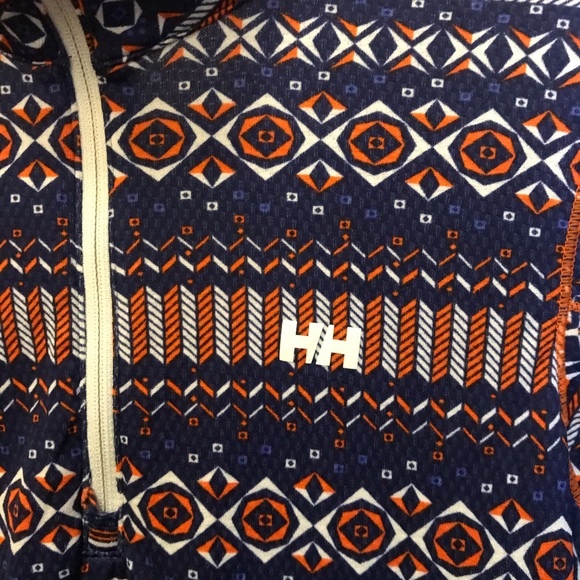 3/20$ Helly Hansen women’s  tribal print active sweatshirt 1/4 zip small - Picture 2 of 4